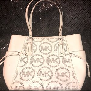 White Michael Kors purse